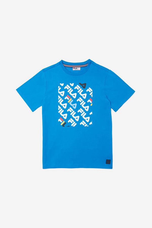 Fila Camden Boy's Tee - Blue,NZ 196-31569